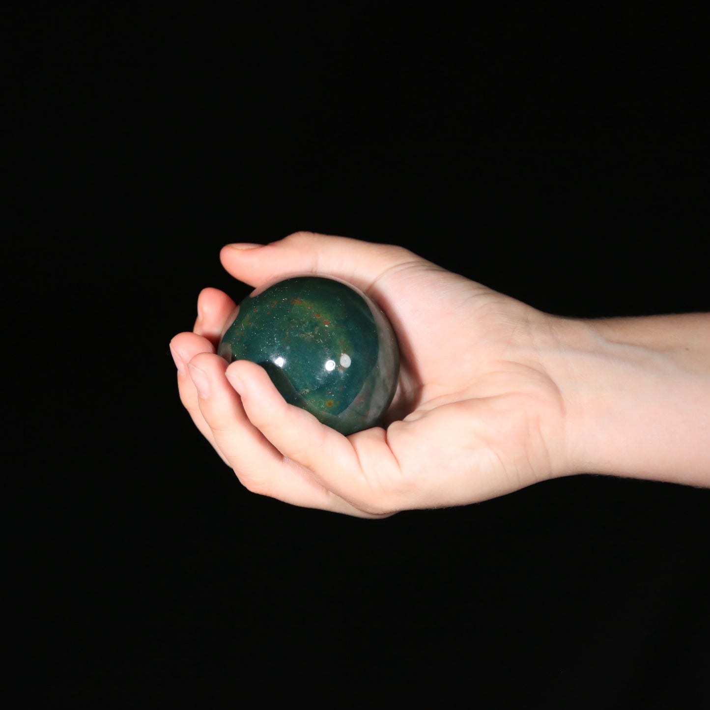 Bloodstone Sphere (medium 2 inch)