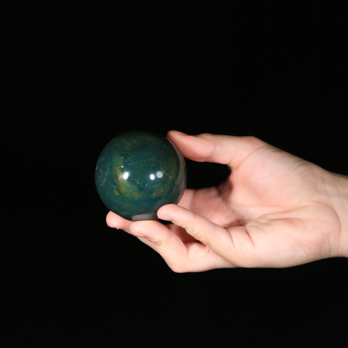 Bloodstone Sphere (medium 2 inch)