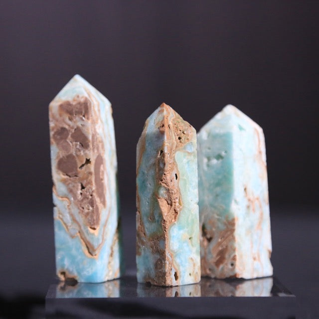 Blue Calcite Point (97 grams)