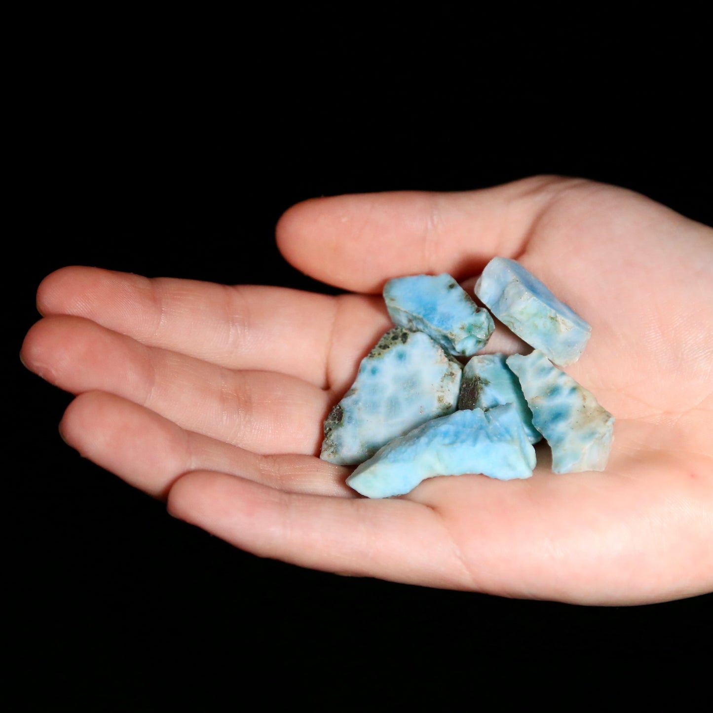 Larimar from the Dominican Republic (rough medium)