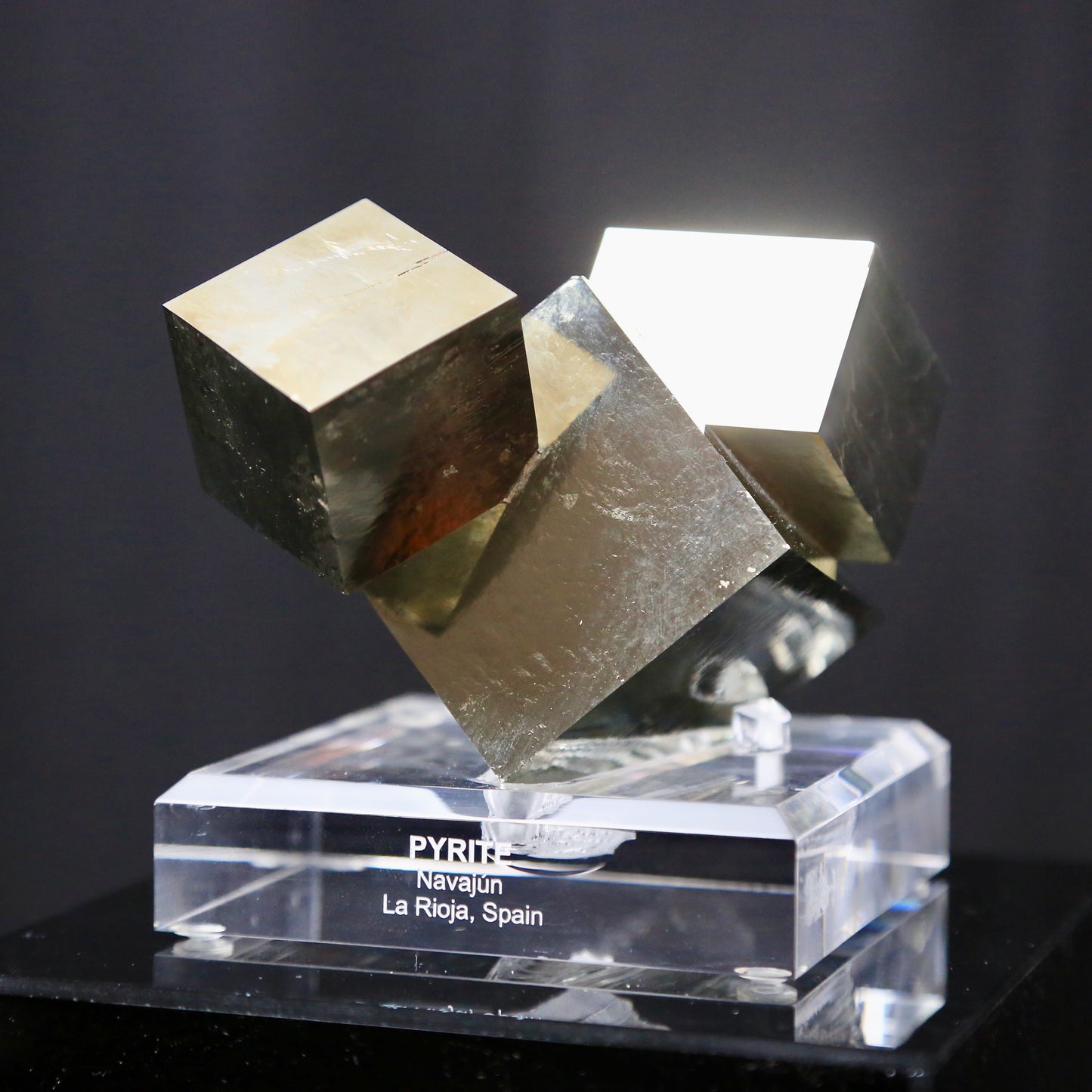 Pyrite Cubes from Navajun, La Rioja, Spain
