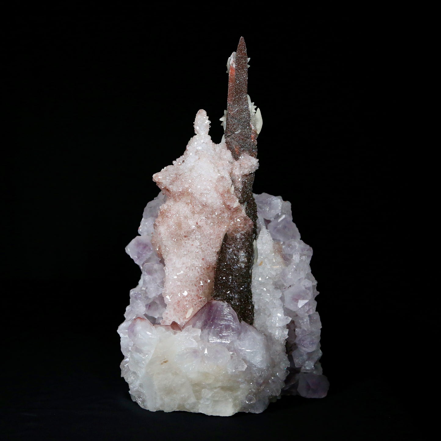 Quartz with Calcite from Uruguay