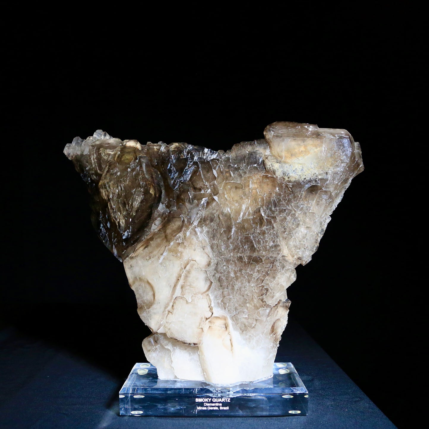 Smoky "Alligator" Quartz from Brazil (10 lbs 7 oz)