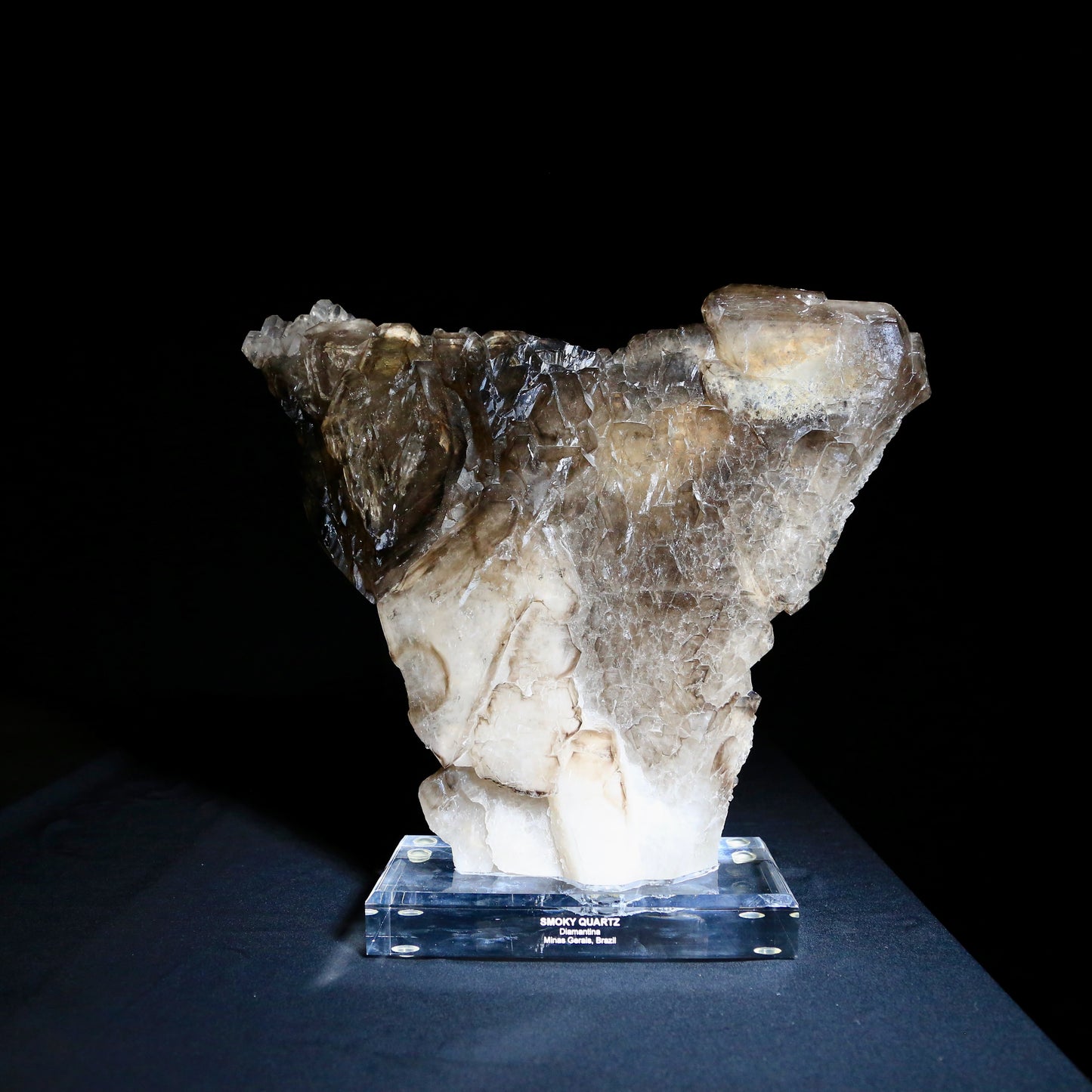 Smoky "Alligator" Quartz from Brazil (10 lbs 7 oz)
