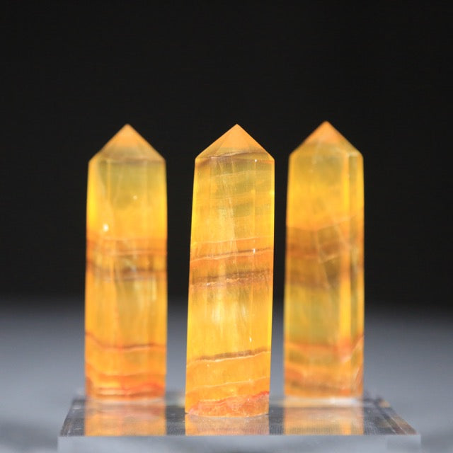 Yellow Fluorite Point (97 grams)