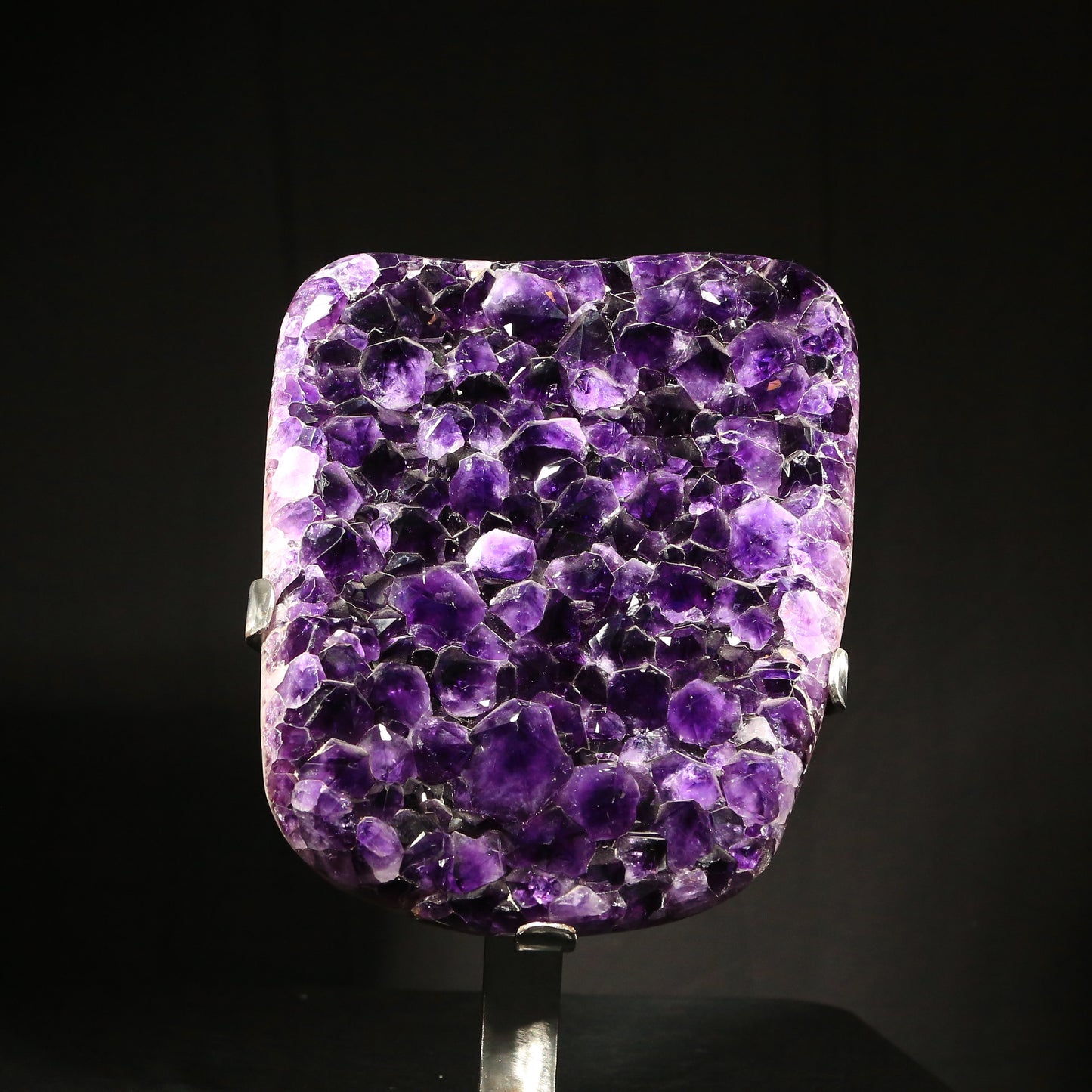 Amethyst Freeform Plate Grape Jelly Color