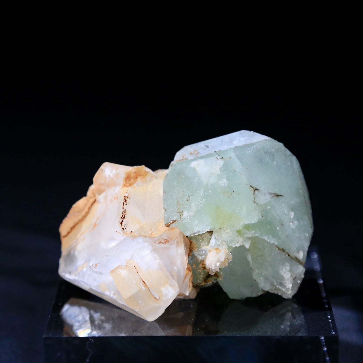 Datolite on Calcite from Russia (332 grams)