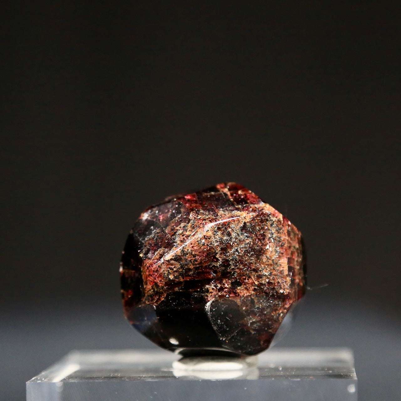 Faceted Garnet Sphere (154 grams)