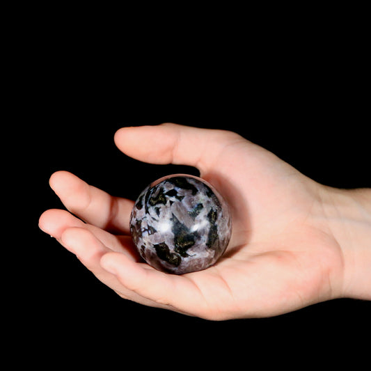 Gabbro Sphere from Madagascar (medium 2 inch)