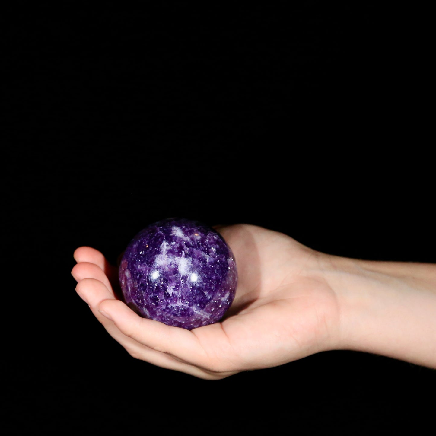 Lepidolite Sphere (large)