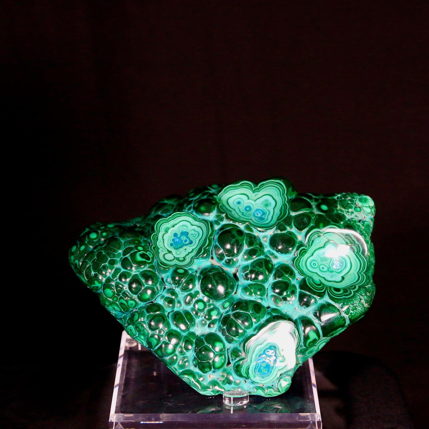 Malachite (Polished) from Democratic Republic of the Congo (8.7 pounds)