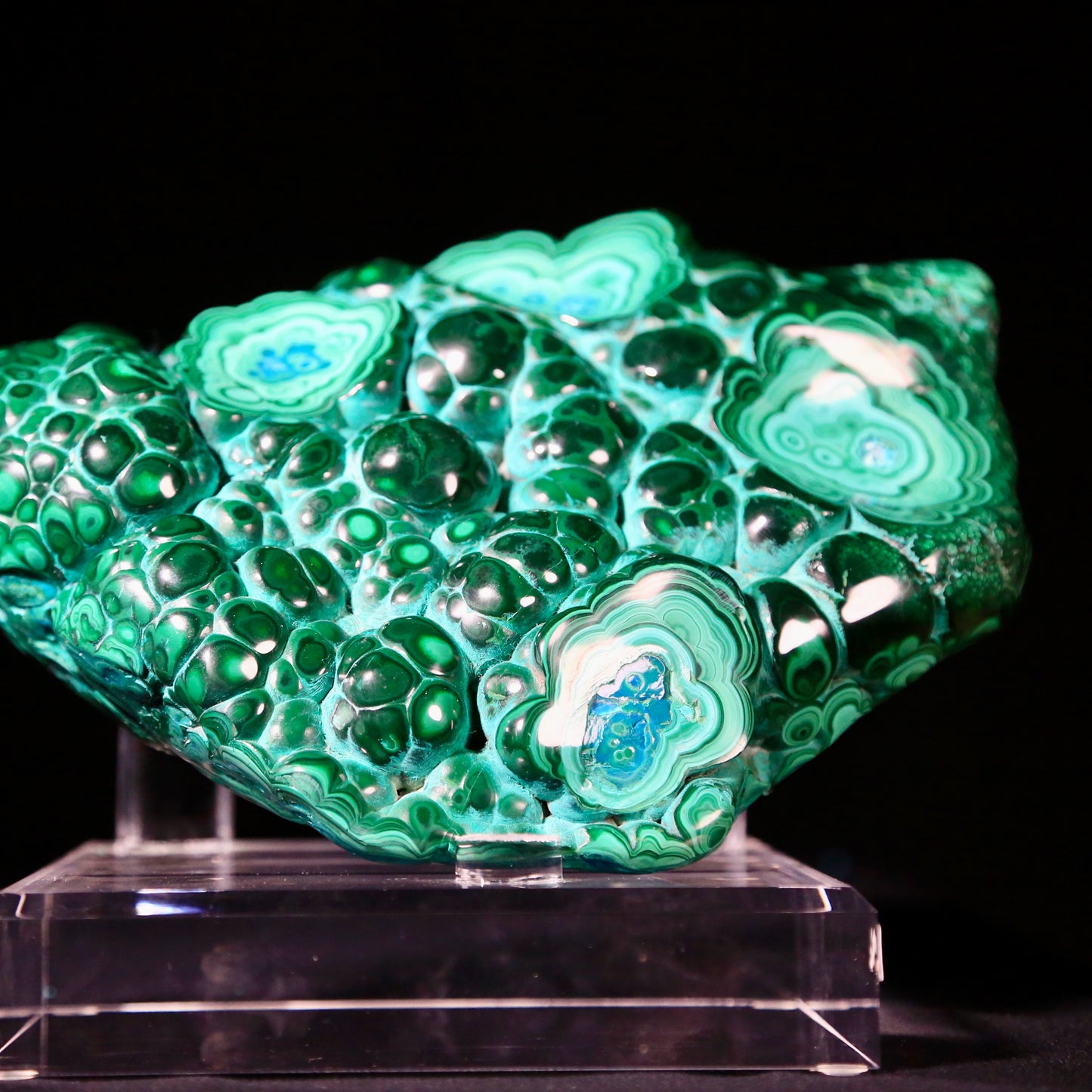 Malachite (Polished) from Democratic Republic of the Congo (8.7 pounds)