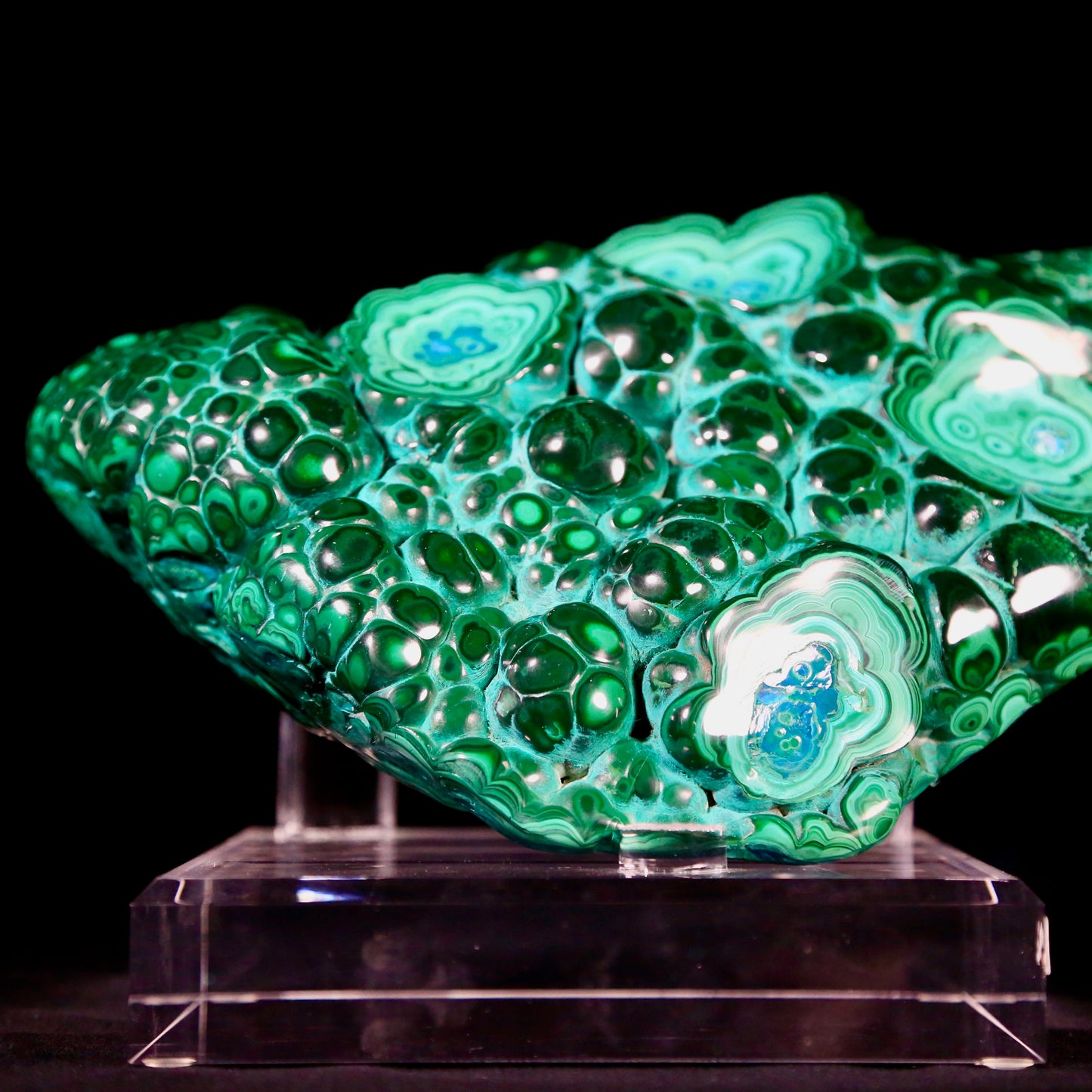 Malachite (Polished) from Democratic Republic of the Congo (8.7 pounds)