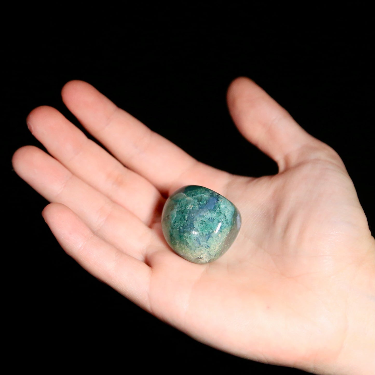 Moss Agate Tumble (medium)