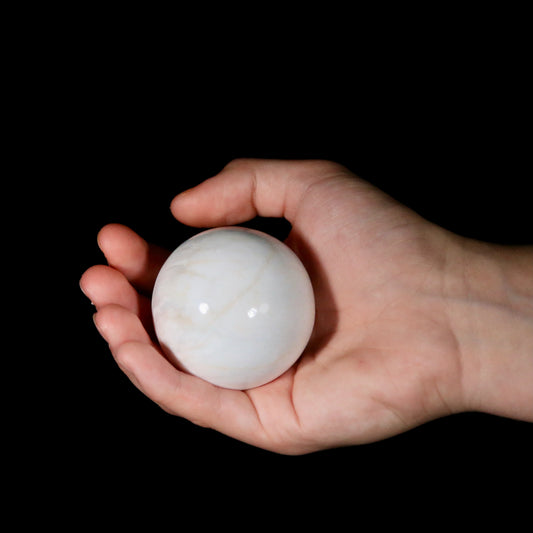 Scolecites Spheres from India (medium 2-inch)