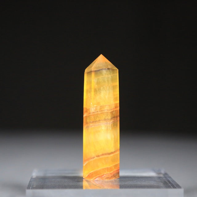 Yellow Fluorite Point (97 grams)